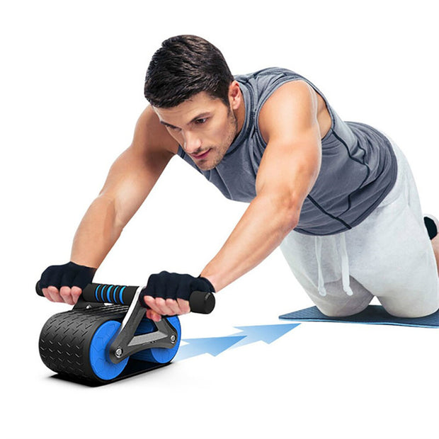 Double Wheel Abdominal Exerciser Women Men