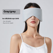 Warm And Cool Double Feeling Space Capsule Eye Mask Special For Sleep Office Travel Nap