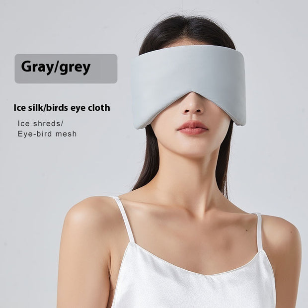 Warm And Cool Double Feeling Space Capsule Eye Mask Special For Sleep Office Travel Nap