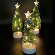 Christmas Table Decoration Xmas Tree Led Light Garland Xmas Ornaments New Year Christmas Decorations