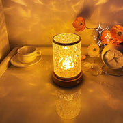 Bedroom Sleep Rotating Water Pattern Small Night Light